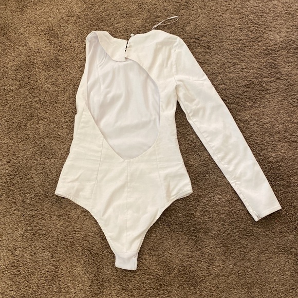 Zara | Asymmetrical Open-Back Bodysuit - Picture 9 of 13